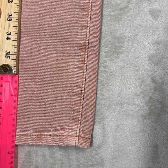 Levi’s Women’s 501 90s Light Pink Premium Button Fly Straight Jeans Size 0 - Picture 9 of 16